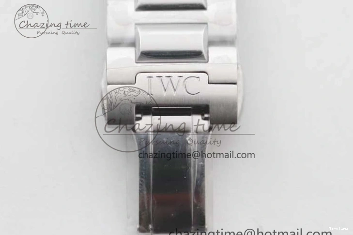 MIROTIME 0120 FastDry Portugieser Chronograph IW371615 ZF Best Edition Green Dial on SS Bracelet A7750 (Slim Movement) 7038